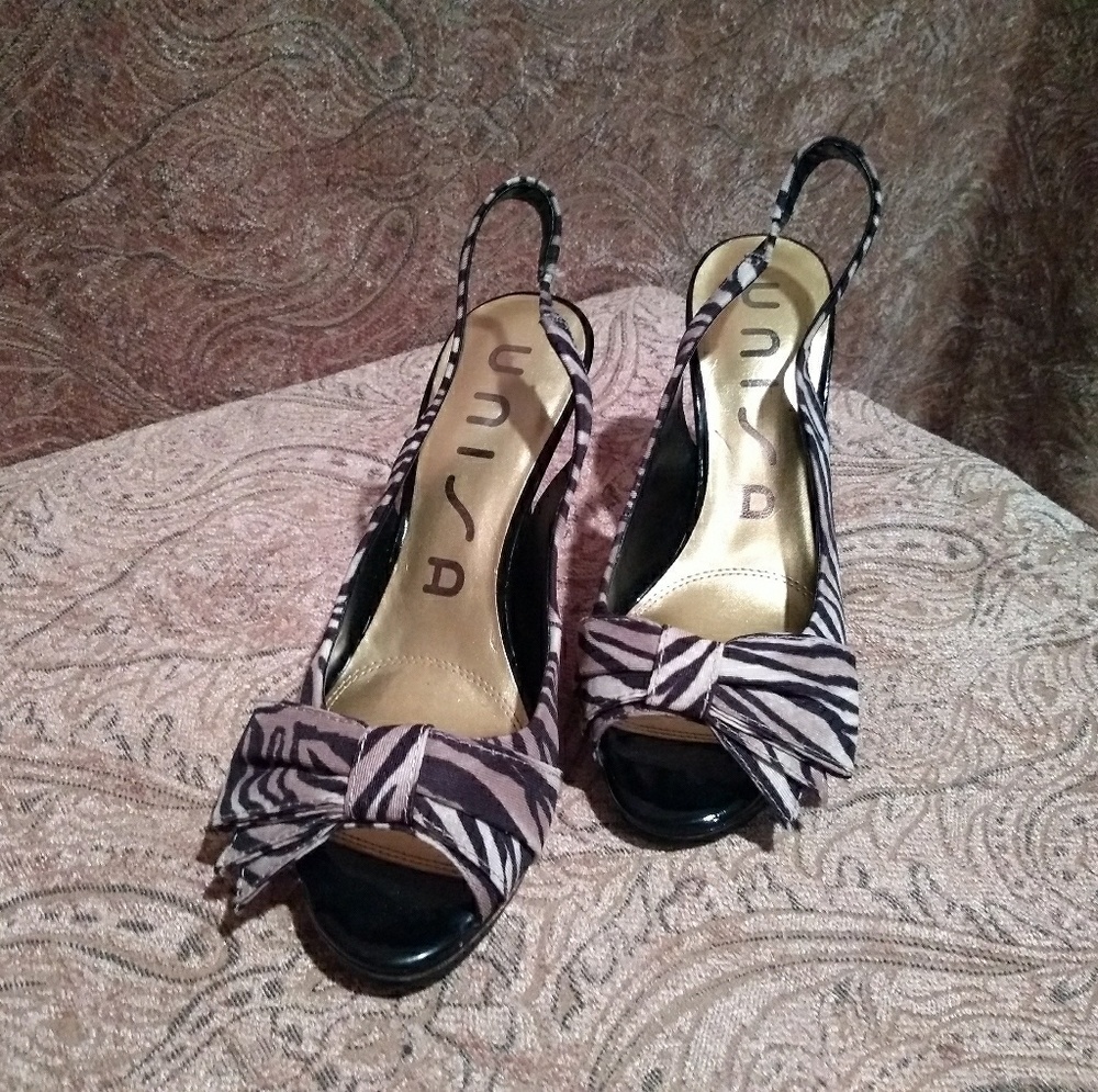 Animal print heels